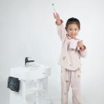 White/Pink Large Square Type Baby Hand Wash Basin for Baby Necessities