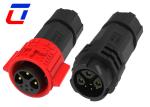 15A Male Female Wire Waterproof Circular Connector 3+4 Pin For Landscape