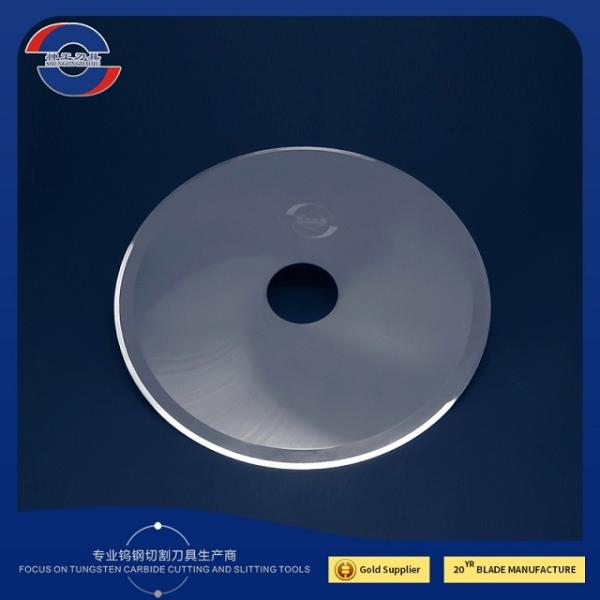 Mirror Polishing Tungsten Carbide Blade Circular Slitter For Cigarette Making