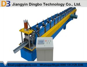 Wholesale Hydraulic Post Cutting Metal Water Gutter Profile Roll Forming Machine Forming Speed 8-12m / Min from china suppliers