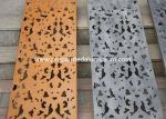 High Strength Laser Cut Corten Steel For Sculpture Decoration / Curtain Wall