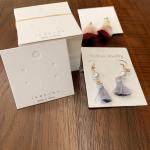 Brief Earring Necklace Jewelry Display Cards Printing Fashion Designs