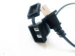 Hot sale 2pin black 10A extension power cable 0.5m-10m copper power extension