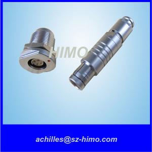 Wholesale high quality 10 pin self-locking ODU chassis mount connector for inspection equipment from china suppliers