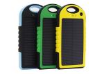 Laser Logo Yellow Solar Powered Portable Charger 6000mAh Bettery Capacity