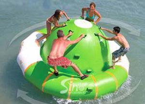 Wholesale 4m dia. 4 person children N adults inflatable water spinner for playing water entertainment from china suppliers