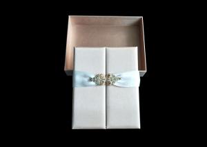 Wholesale Wedding Favor Dress Book Shaped Box , Magnetic Flip Top Box Ribbon Closure from china suppliers