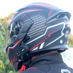 Hot sale double lenses full face bluetooth motorcycle helmet full face
