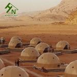 Full Accessories Desert Geodesic Dome Tent Wind Resistant 4 Season Resort House
