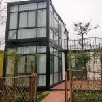 Zontop Modern Luxury Easy Assemble Steel Prefabricated 2 Story Frame Prefab