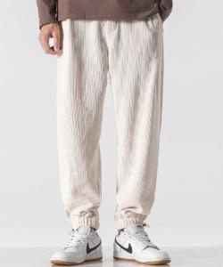 Wholesale Small Moq Clothing Manufacturers Chenille Sweatpants Men'S Wide Leg Loose Casual Pants from china suppliers
