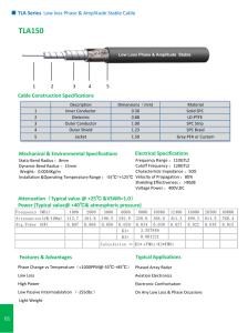 Wholesale TLA Series Low loss phase &amp;AmPlitude Stable cable from china suppliers