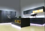 3C High Gloss Lacquer l shape kitchen cabinet Modular Stainless Steel 0.9m stuya