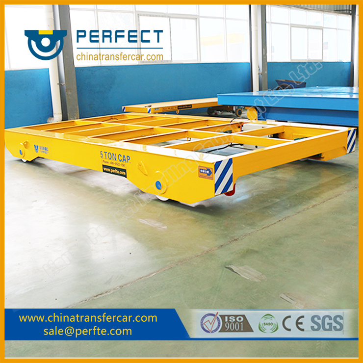 the 5ton Cable Reel Powered Abrasive Blasting Rail Transfer Cart as Print Industry