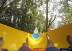 Colorful 10mm Custom Water Slides Equipment For Hotel Resort