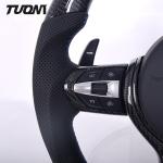 45cm Bmw Carbon Fiber Steering Wheel Custom Shape Thong Trim