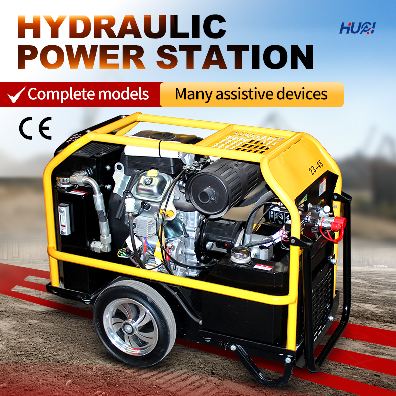 Portable Diesel Driven Hydraulic Power Pack with SCREW PUMP and 18L Tank Capacity