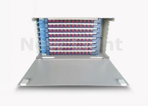 Wholesale FTTX / FTTH Fiber Optic Distribution Frame 19 Inch 96 Port Fiber Patch Panel from china suppliers