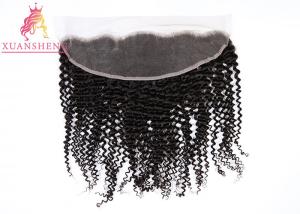 Wholesale Ear To Ear 13x4 Lace Frontal Lace Human Hair , Brazilian Deep Curly Virgin Hair from china suppliers