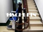 304 Stainless Steel Platform Safe Running Wheelchair Inclined Platform Lift For