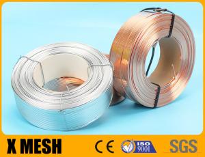 Wholesale Electric Galvanized Flat Stitching Wire Silver Color Copper Coated For Box from china suppliers