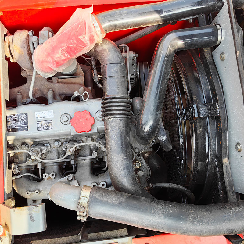 Used Hitachi ZX120 Excavator Original ISUZU Engine 0.52m3 Bucket Capacity