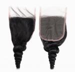 Black Color 100 Virgin Cambodian Loose Curly Hair With Baby Hair Natural
