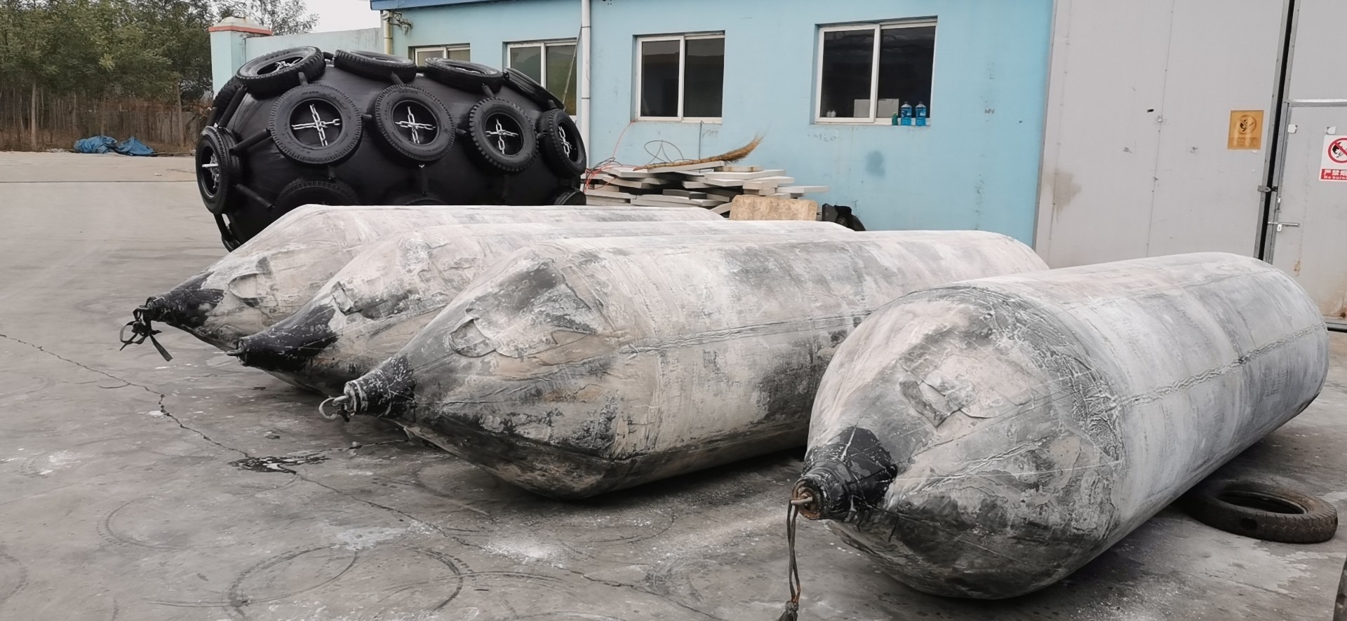 Marine Salvage Rubber Life Ship Rescue Underwater Industrial Airbags Inflatable
