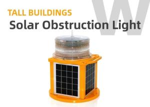Wholesale ROHS Solar Building Obstruction Light IP68 Low Intensity Obstacle Light from china suppliers
