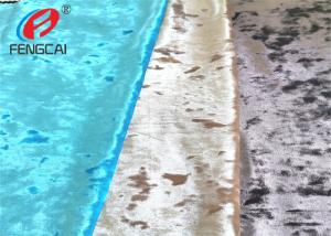 Wholesale Customize Crushed ice Polyester Spandex Velvet Fabric Knitting For Dress from china suppliers