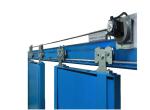 High security military bases Rail wheel automatic Heavy duty bank access door