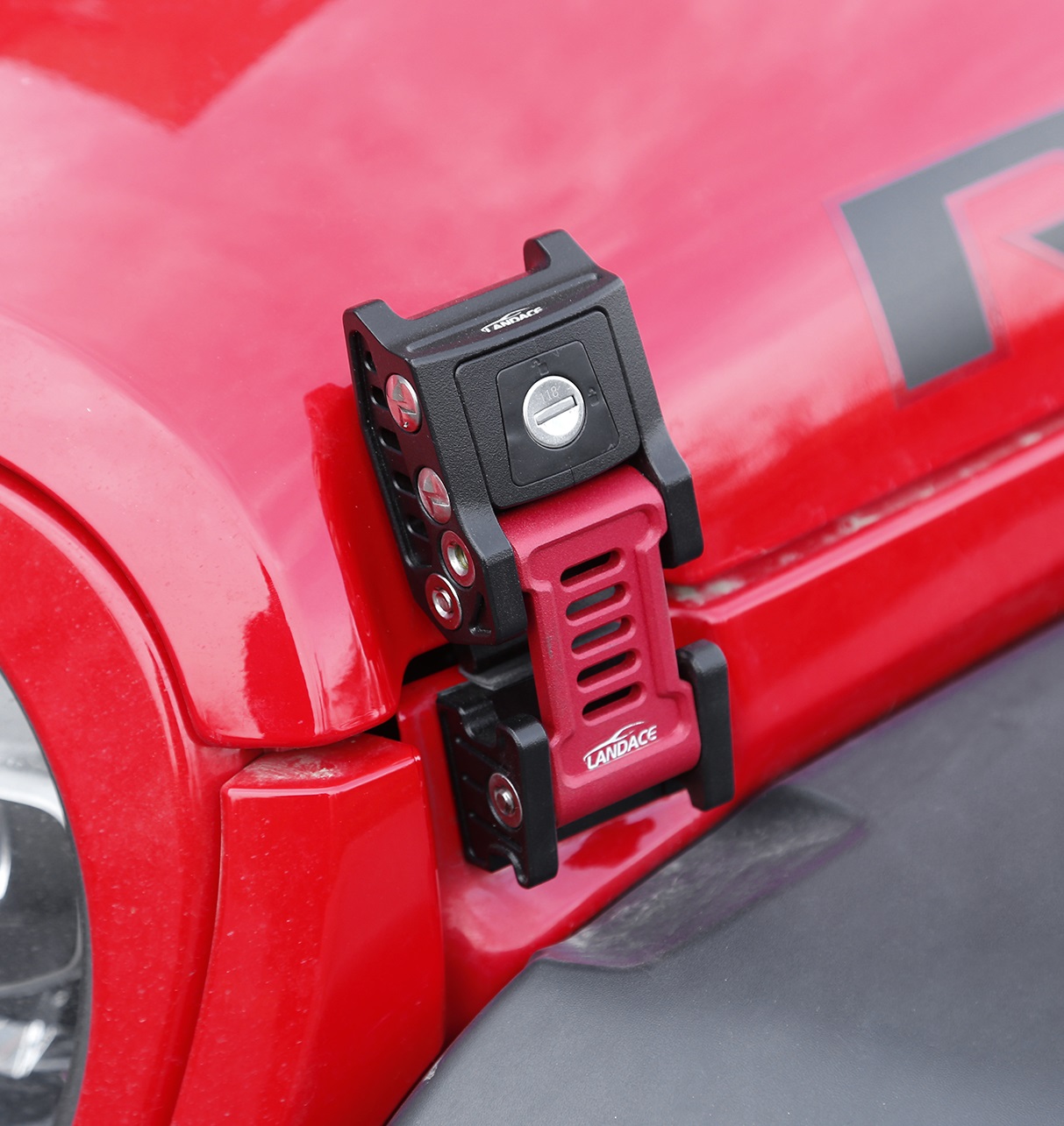 Aluminum Alloy Hood Latch Lock Catches JEEP Jl Locking Hood Latches