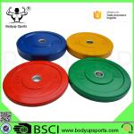 Two Kinds of Logo Barbell Solid Rubber Bumper Plates