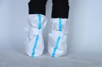 Unisex White Blue Footwear Covers Disposable Non Absorbent High Durability