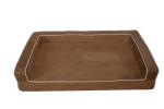 Waterproof Orthopedic Foam Dog Bed , Sofa Bolster Chipped Memory Foam Dog Bed