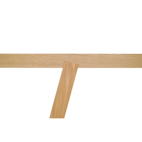 Solid Wooden Minimo Modern Dining Room Tables Rectangle Black Colors