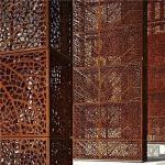 Polished Rustic Red Corten Perforated Panels 2mm