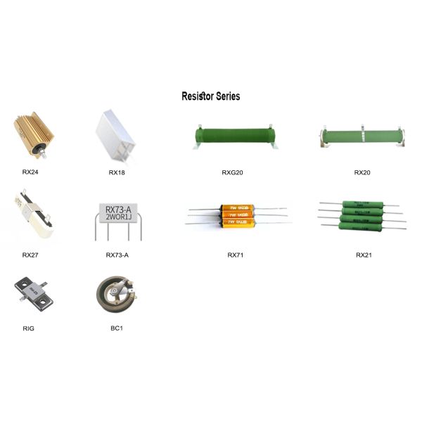 50W RX27 Wirewound Ceramic Resistor with Quick Connect Terminals and Ceramic Composition for High Power Applications