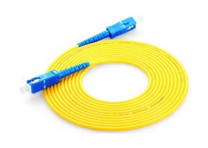 Wholesale SC APC Optical Fiber Patch Cord, single mode fiber optic patch cord from china suppliers