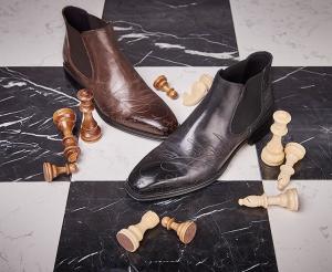 Wholesale Handmade Genuine Mens Casual Leather Boots / High Ankle Boots Environmental Friendly from china suppliers