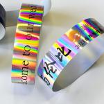 Gender-Neutral Plastic Glitter Party Wristbands For A Fashionable Event