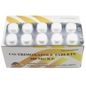 Wholesale Co-trimoxazola Tablets 480mg, 10x10's/box BP/USP/CP from china suppliers