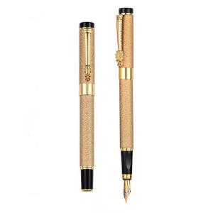 Wholesale 0.036 kg Iridium Ink Metal Frosted Pole Pen for Business Gift and Adult Calligraphy from china suppliers