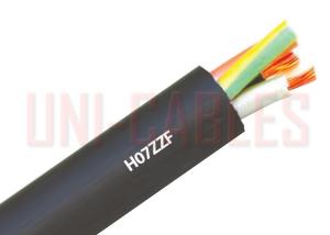 Wholesale Flexible H07ZZ - F Rubber Multi Core Power Cable , Black Low Smoke Halogen Free Cable from china suppliers
