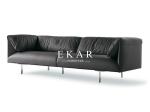 Italy Contemporary Simple Designed Modern Home Living Room Furniture Leather
