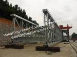 Corrosion Resistance Hot Dip Galvanized Steel Bridge Customized Design