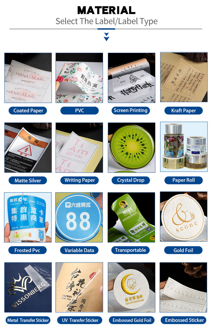 Self Adhesive Bottle Custom Label Stickers Color Printed For Honey Jar