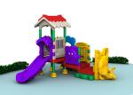 Residential Area Kids Plastic Playground Equipment High Security Long Using Life