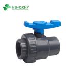 EPDM Rubber PVC Ball PVC Handle BS Standard PVC Valves Single Union Ball Valves