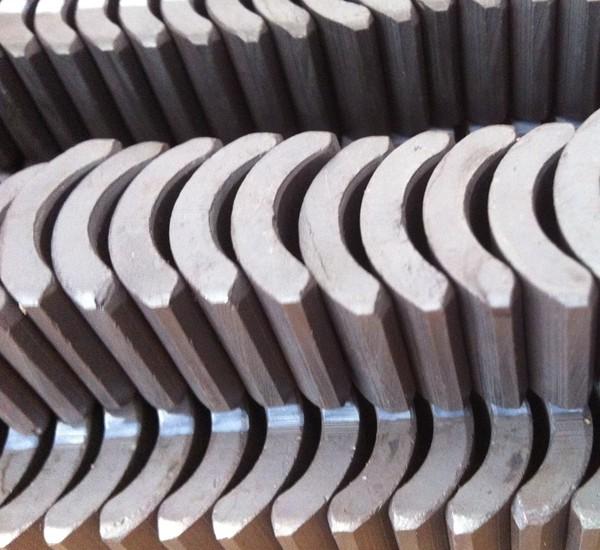 U Shaped Ceramic Ferrite Magnets Permanent Motor Magnet R35 x 137 x 7.5